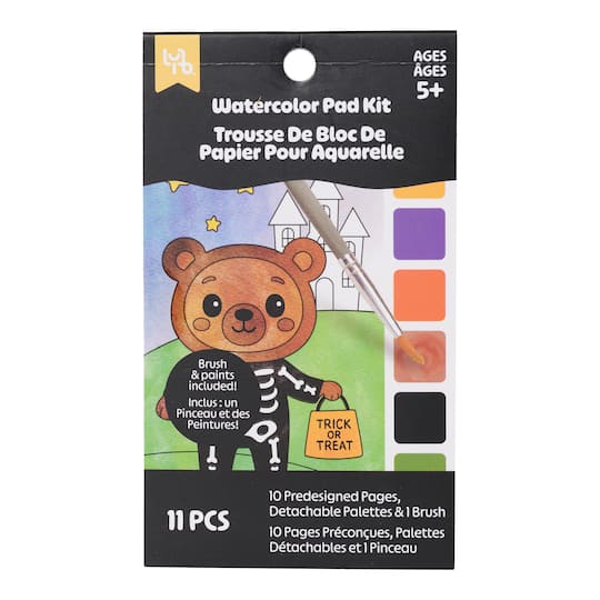 Michaels, Halloween Mini Watercolor Pad Kit by Little Yellow Bicycle® – Category: Buckets & Toys